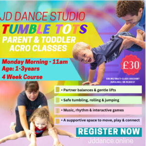TUMBLE TOTS (Parent & Toddler Acro)