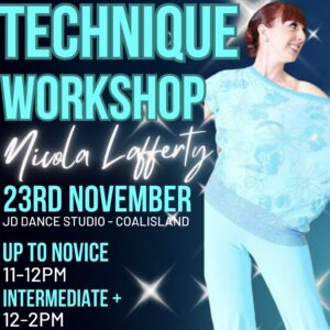 TECHNIQUE WORKSHOP - With Nicola Lafferty (intermediate +)